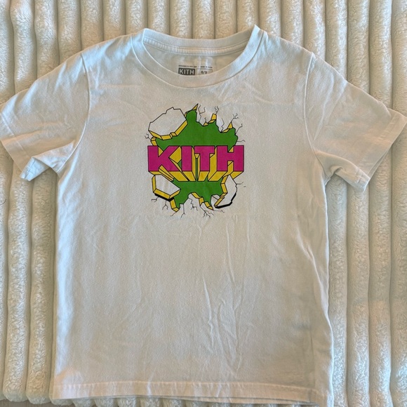Kith Other - Kith Kids Tee with Green and Pink Graphic